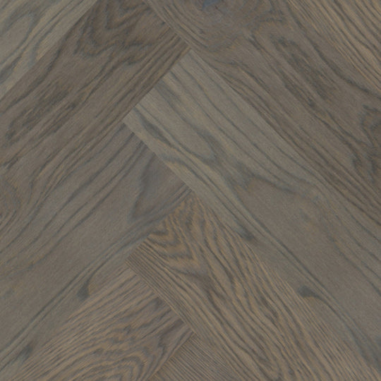 Herringbone Smooth White Oak Hardwood