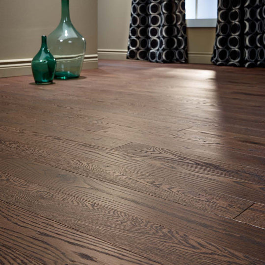 Wire Brushed Red Oak Hardwood