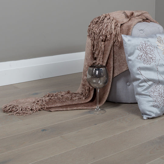 Wire Brushed White Oak Hardwood